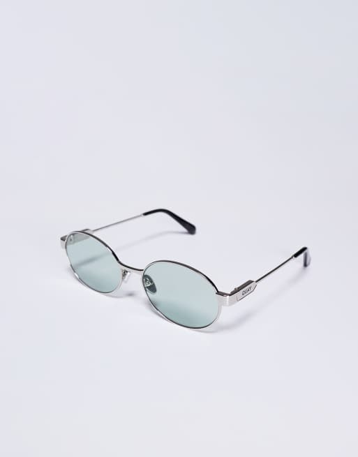 Quay Anyways Frame Sunglasses - Green Lenses with silver frame QUAY AUSTRALIA ANYWAYS - Sunglasses - silver-coloured/moss  main image 2