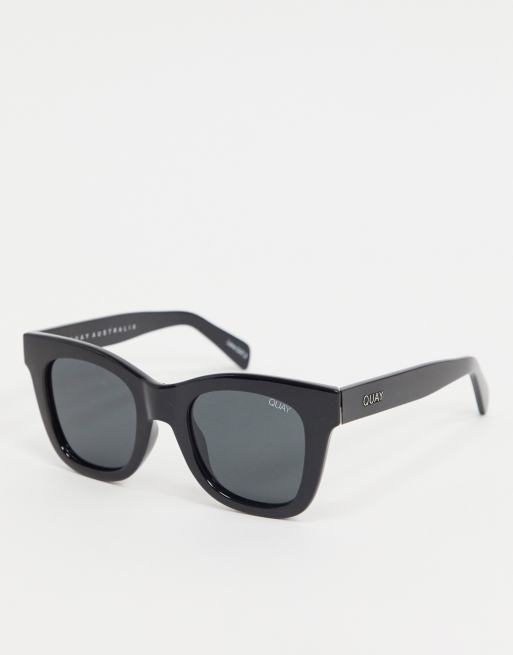 Quay Australia After Hours oversized square sunglasses with polarised ...