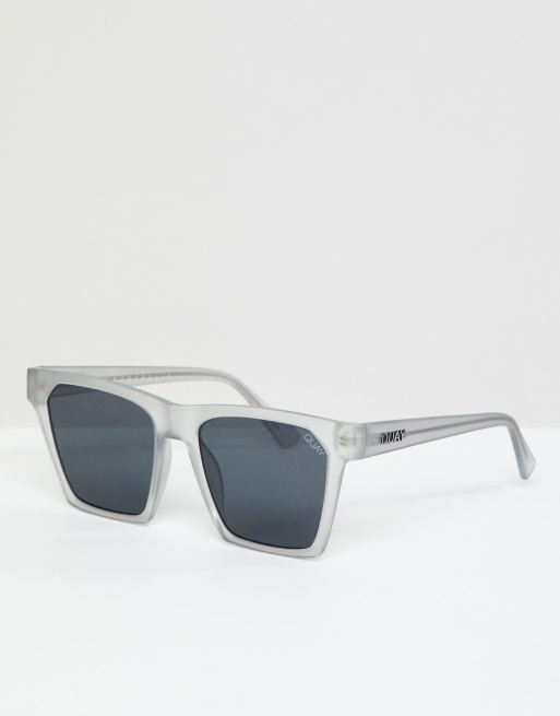 Quay Australia Alright square sunglasses in white