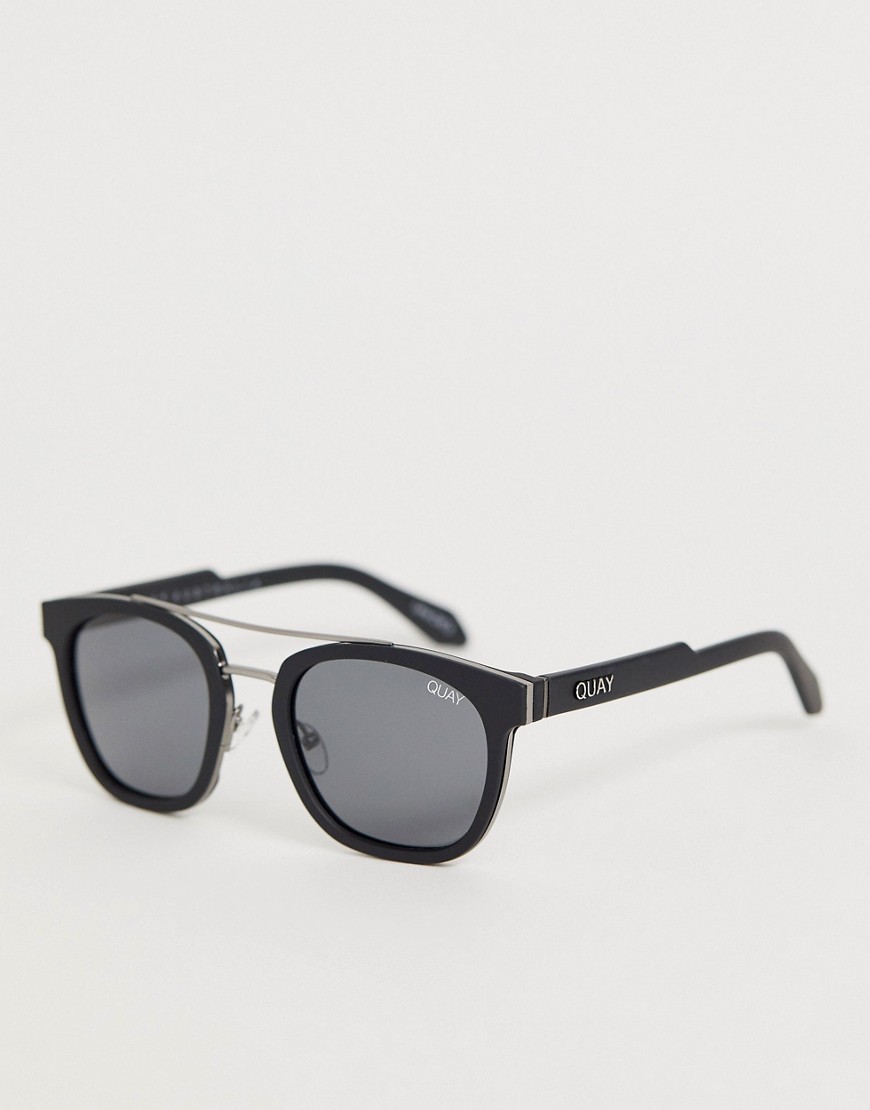 Quay Australia - Coolin - Ronde zonnebril in zwart