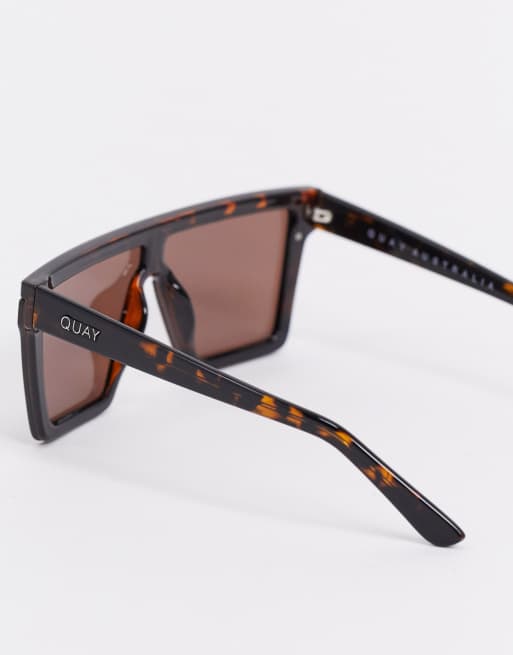 Quay Australia Hindsight Lunettes de soleil masque avec verres