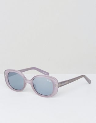 Quay Australia - Lulu - Vierkante zonnebril in grijs