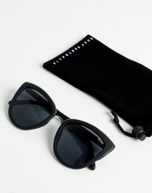 Quay Australia My Girl cat eye sunglasses in black ASOS