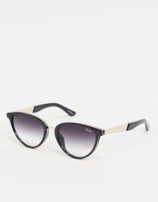 Quay Australia Rumours Lunettes De Soleil Yeux De Chat Noir Saluscampusdemadrid