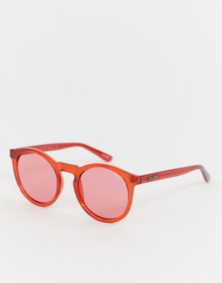 Quay Australia – Runda solglasögon med röda glas