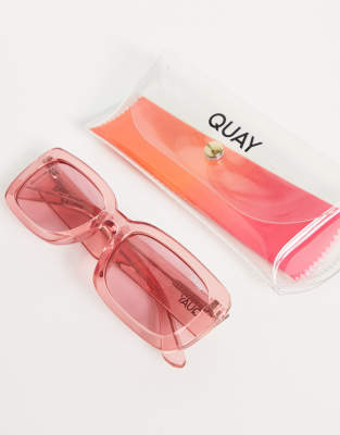 quay pink glasses