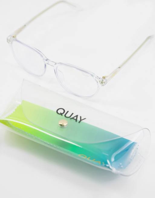 Quay - Book It - Doorzichtige vierkante bril tegen blauw licht, 2 van 4