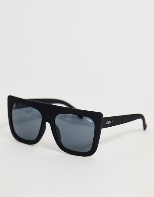 Quay Café Racer Chunky Frame Square sunglasses