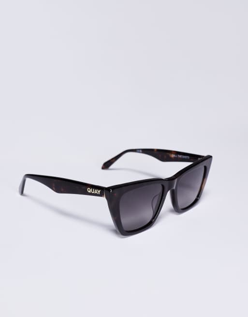 Quay - Call The Shots - Cat eye-solbriller med skildpaddemønster, 2 af 3