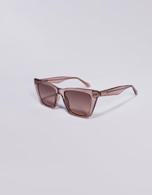 Quay Call The Shots Cat-eye Sunglasses In Pink