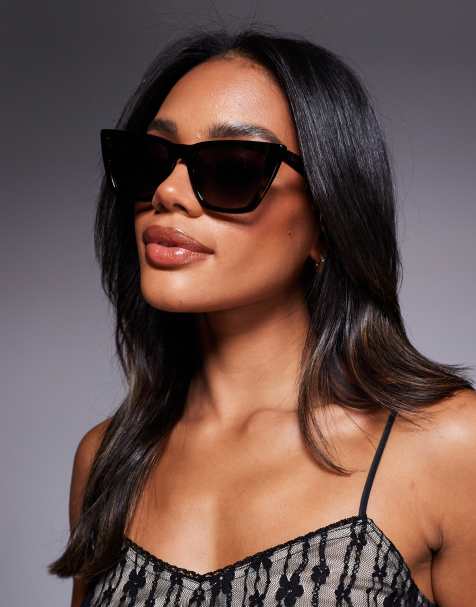 Quay – Call the Shots – Cateye-Sonnenbrille mit Schildpatt-Design - view 1