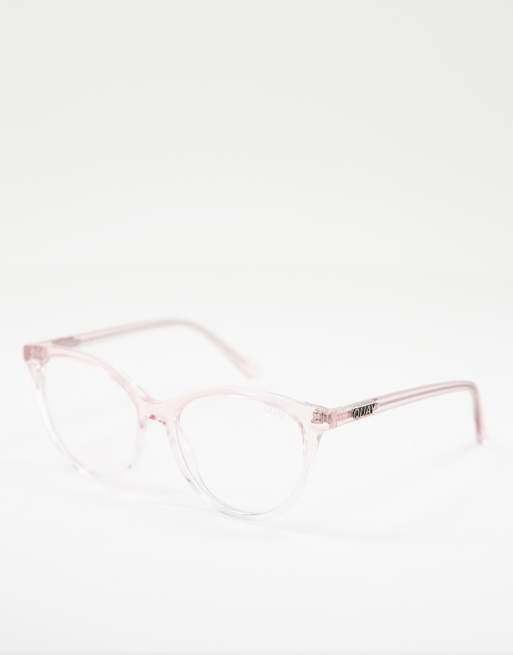 Clear cat eye blue best sale light glasses