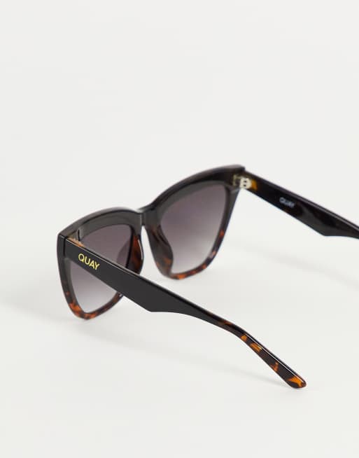 Quay – Cat-Eye-Sonnenbrille in Schwarz, 3 von 4