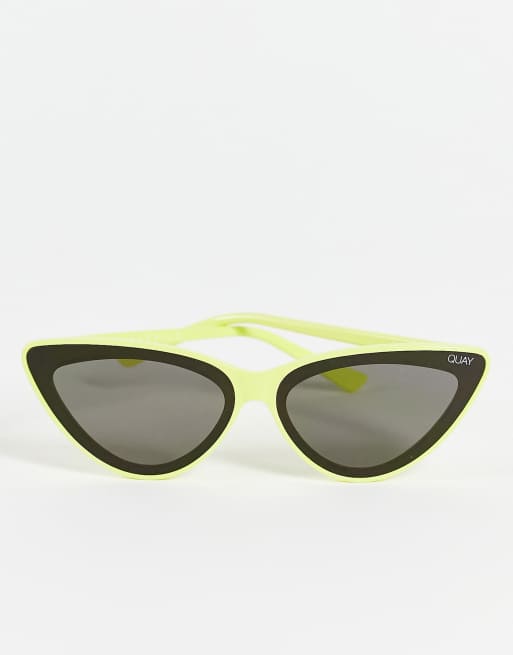 Quay - Cat eye zonnebril in geel en rook, 2 van 4