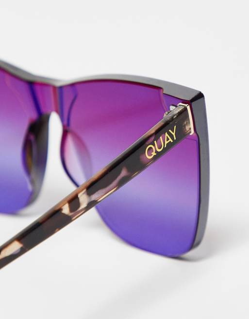 Quay store purple sunglasses