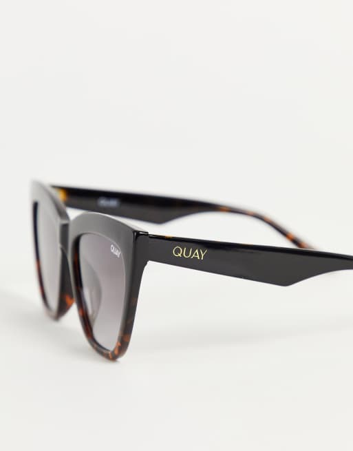 Quay – Czarne okulary przeciwsłoneczne typu kocie oczy, 2 z 4