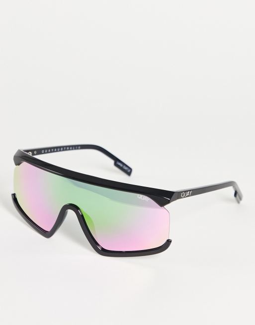 Quay electric shield lens sunglasses ASOS