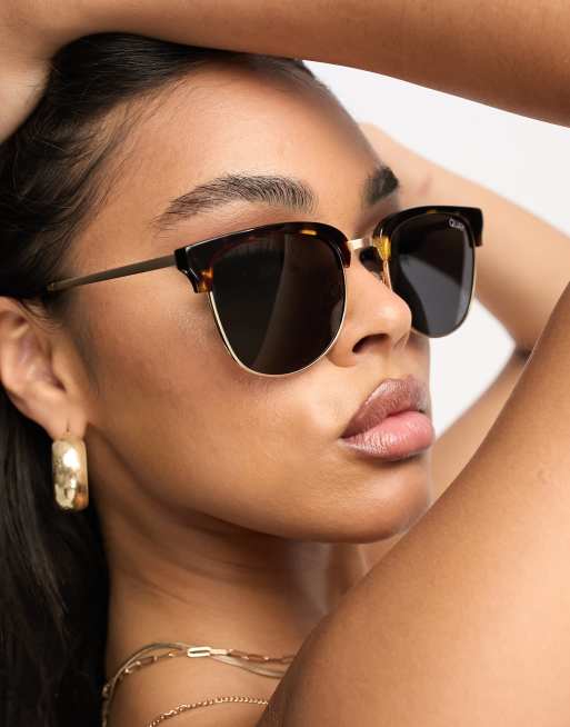 Quay evasive hot sale retro square sunglasses