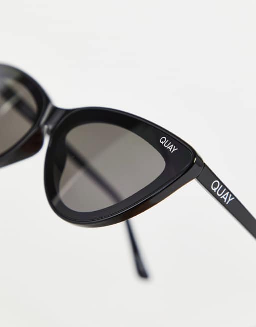 Quay - Flex - Lunettes de soleil yeux de chat pour femme - Noir, 4 de 4