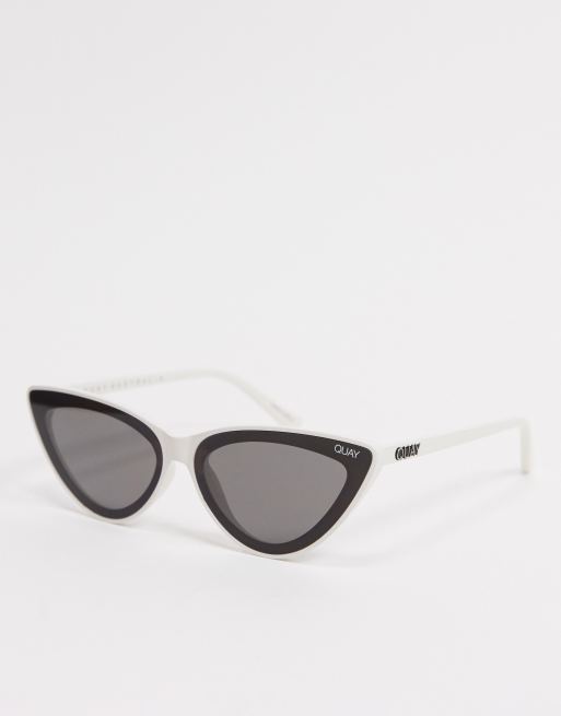 Quay white cheap cat eye sunglasses