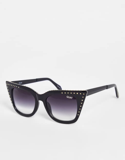 Quay studded hot sale sunglasses