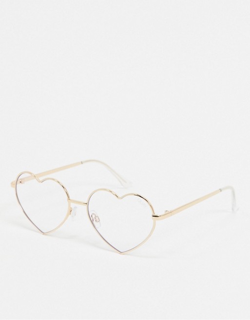 Quay heartbreaker glasses in heart shape