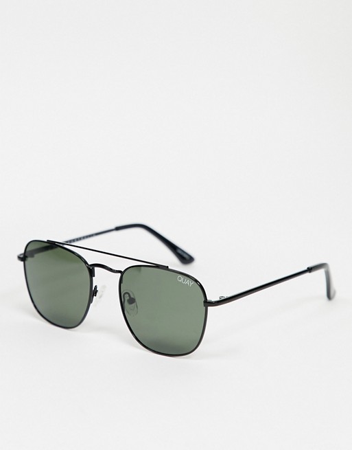 Quay helios sunglasses in black