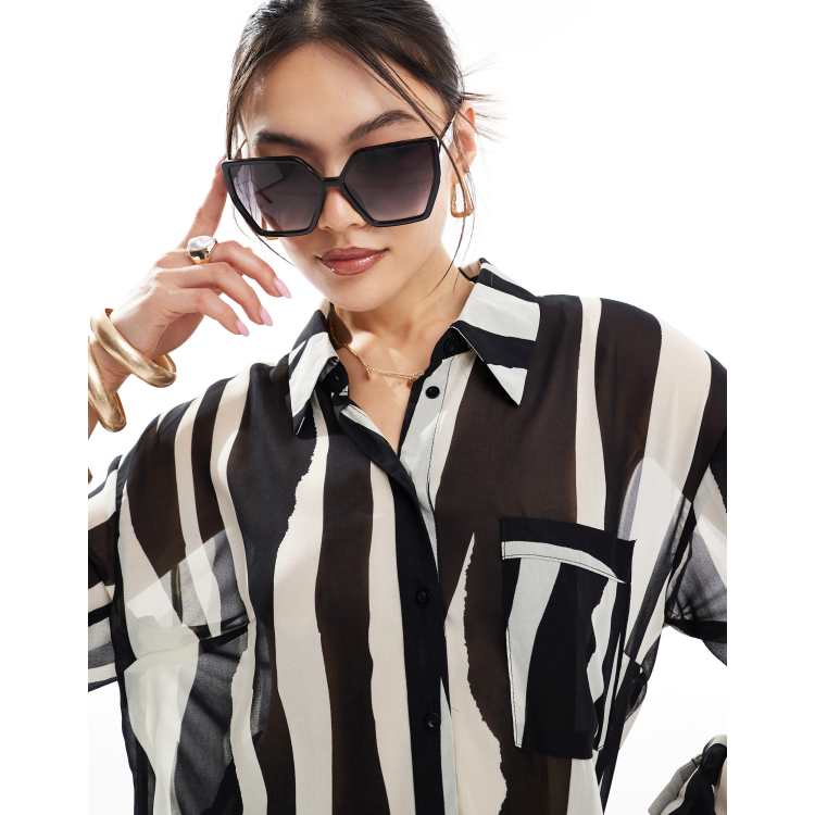 Quay Hotel Lobby Sunglasses Quay Australia Hotel Lobby Sunglasses Oversized Cat Eye  main image 3