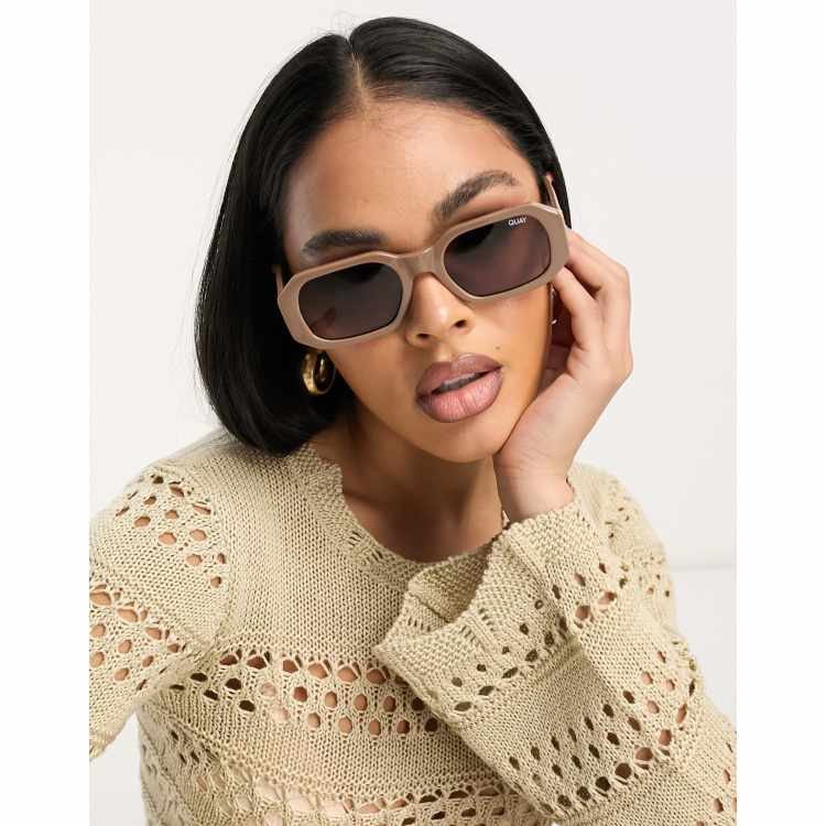 quay sunglasses with studs