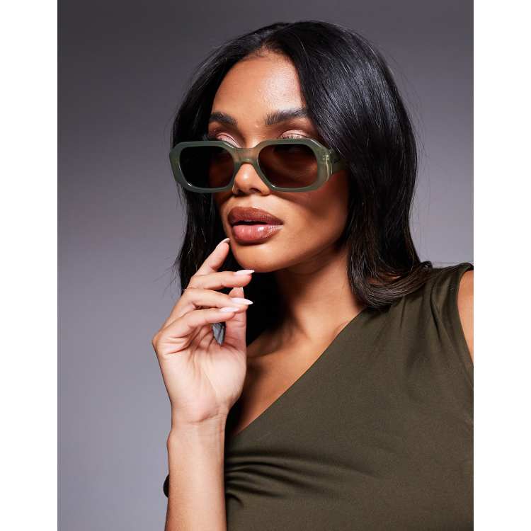 Quay Australia Olive Green Sunglasses Quay Australia STAR STRUCK Women main image 3