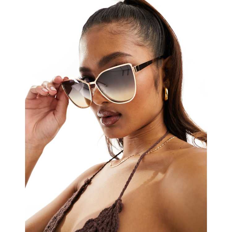 IN PURSUIT Quay Metal frame brand new! IN PURSUIT Metal Frame Cat Eye Sunglasses – QUAY main image 3