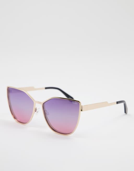 Quay Australia In Pursuit Cat Eye Sunglasses