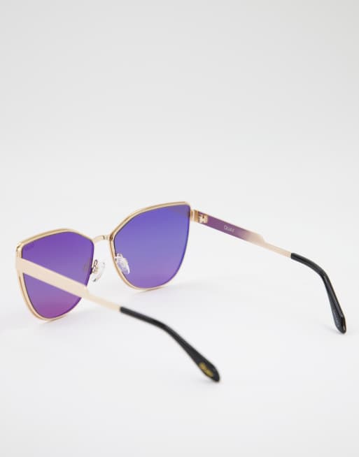 Quay Purple Cat-Eye Women\'s Sunglasses With Case QUAY Women main image 4
