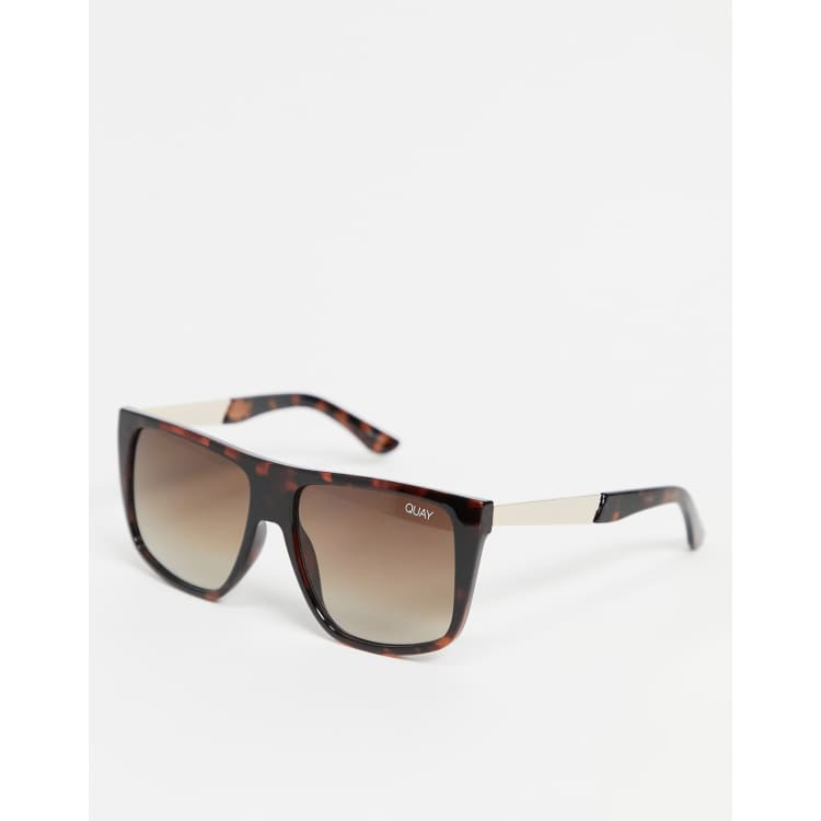 Incognito: Quay Australia Tortoiseshell Frame Sunglasses w/Brown Gradient Lenses Buy Tortoise Sunglasses Online | Quay – QUAY main image 2