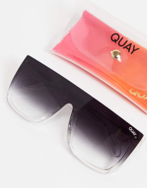 Clear store quay sunglasses