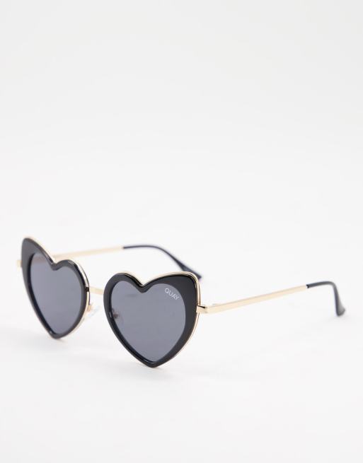 Quay love discount heart sunglasses