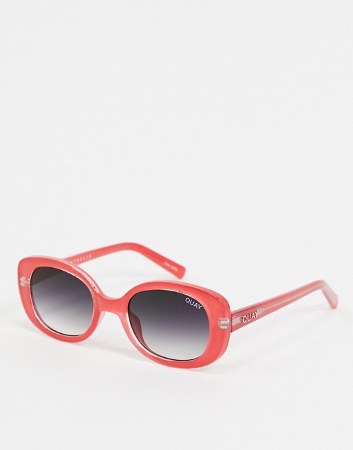 Quay lulu sunglasses in red