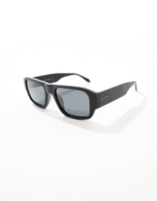 Quay – Nightcap Shield – Matowe czarne okulary przeciwsłoneczne z polaryzacją, 2 z 4