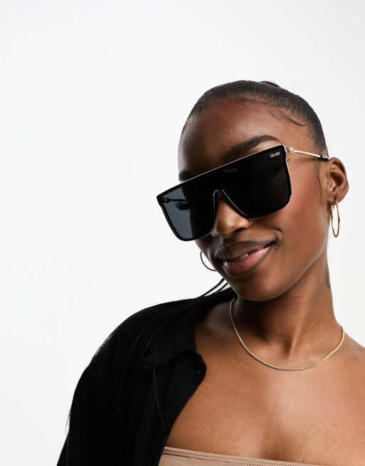 QUAY Nightfall Sunglasses QUAY Nightfall Remixed Sunglasses - Blk/Blk – Salt + Sea main image 4