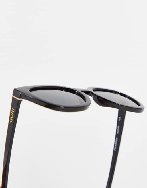Quay – Noosa – Cat-Eye-Sonnenbrille in Schwarz mit polarisierten Gläsern, 4 von 4