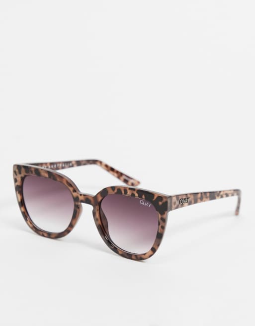 Quay hot sale leopard sunglasses