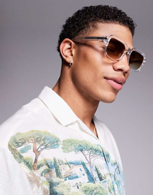 Frame Di Occhiali Quadrati Senza Bordo Oro Uomini Classici Occhiali Ottici  A Lenti Trasparenti Con Scatola Da 41,43 U20ac DHgate