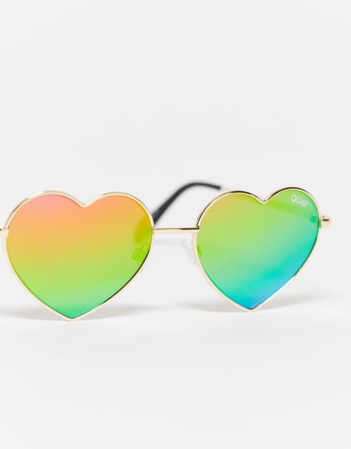 Quay – Pride Heartbreaker – Sonnenbrille mit Regenbogenfarben, 3 von 4