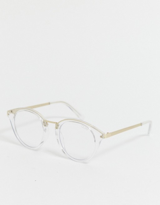 Quay Round Clear Glasses