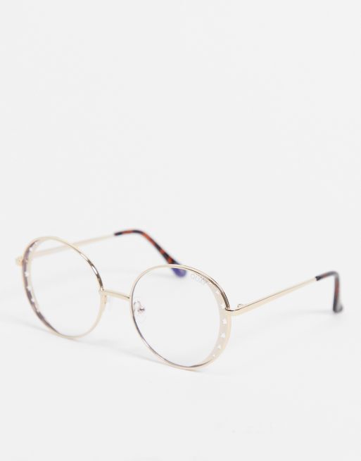 Quay round hot sale clear glasses