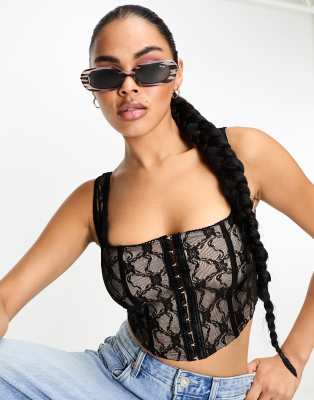 Quay so serious narrow festival sunglasses in zebra-Multi