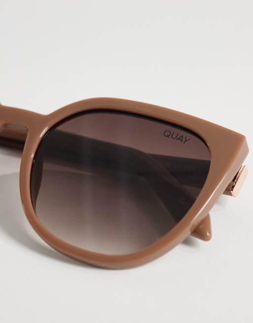 Quay - Staycation - Occhiali da sole cat-eye marrone caffè, 2 di 3