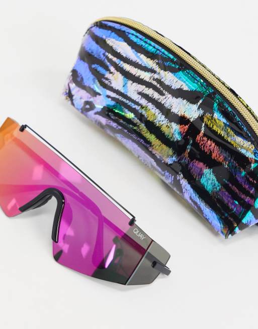 Quay – Transcend – Kolorowe okulary przeciwsłoneczne typu visor, 4 z 4