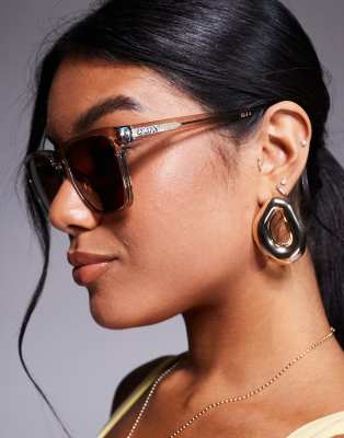 Quay Unplugged Square Sunglasses