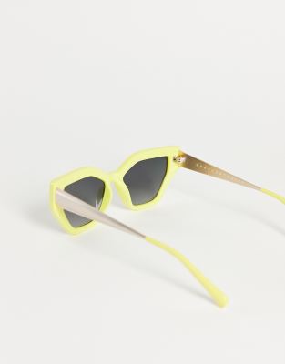 quay vinyl cat eye sunglasses